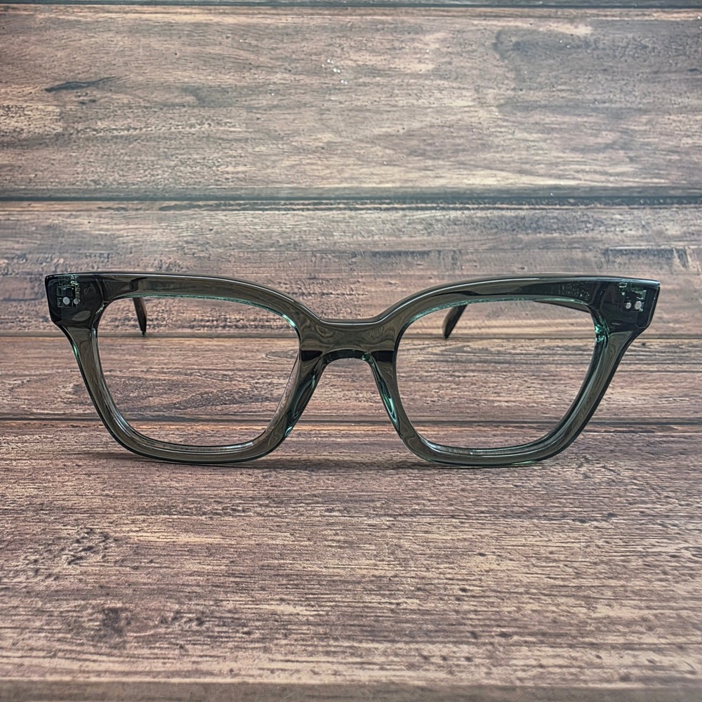Warby Parker Beale W 712 Green Square Eyeglasses Frames 51-20-145 Acetate